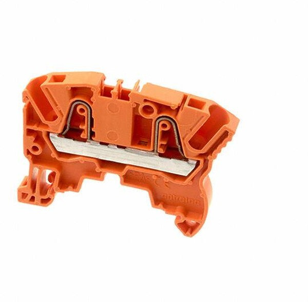 1SNK705030R0000, TERMINAL BLOCK, DINRAIL, 2POS, 12AWG