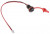 TYPE-C-2pin-20-PH2.0, Разъём , длина кабеля 155 мм, 2 контакта, 5 А, 20 В, корпус пластиковый черный с защитной красной крышкой