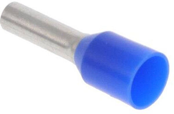 216-206, Наконечник изолированный, d-2,5 мм2, L-8мм, синий