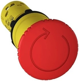 КНОПКА АВАРИЙНОГО ОСТАНОВА ТРИГГЕРНОГО ДЕЙСТВИЯ, ВОЗВРАТ ПОВОРОТОМ XB7NS8444