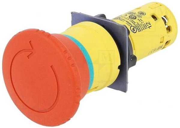 КНОПКА АВАРИЙНОГО ОСТАНОВА ТРИГГЕРНОГО ДЕЙСТВИЯ, ВОЗВРАТ ПОВОРОТОМ XB7NS8444