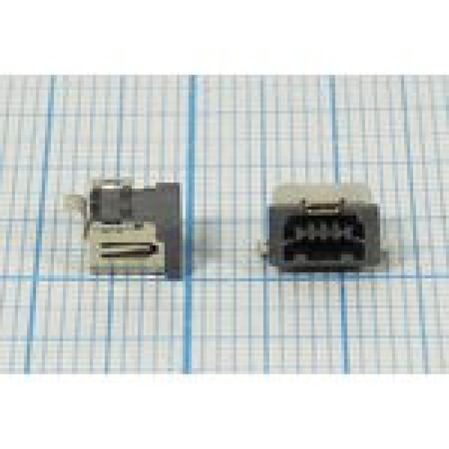 Разъем microUSB розетка, тип , контакты 10C2C, на плату, угловой, SMD, micro USB-3.0S