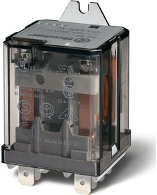 Силовое реле 2но конт., зазор 3мм 16а, = 24в Dc, подключение через fAston, 628290240300