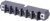 M80-273MC06-00-00, HOUSING CONNECTOR, PLUG, 6POS, 4MM