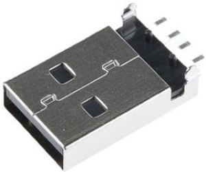 0480371000, Conn USB 2.0 Type A PL 4 POS 2mm/2.5mm Solder RA SMD 4 Terminal 1 Port USB Tray