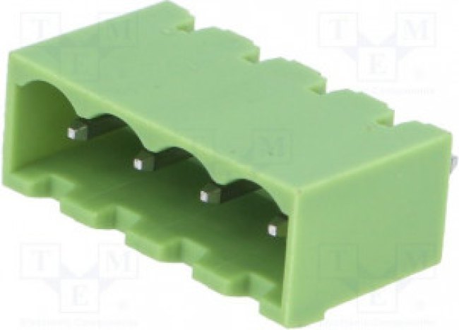 XY2500V-D-5.08-4PIN, Разъемный клеммник, Ш.контактов: 5,08мм, Кол-во полюс: 4, прямой