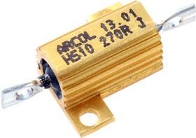 HS10 270R J, Wirewound Resistor 10W, 270Ohm, 5%