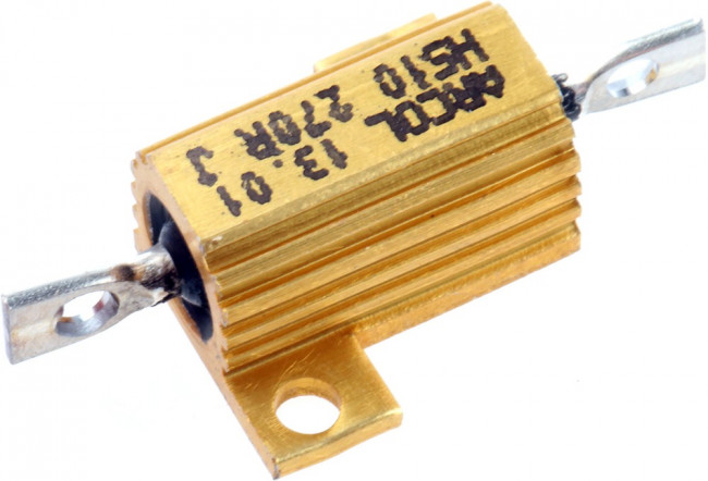 HS10 270R J, Wirewound Resistor 10W, 270Ohm, 5%
