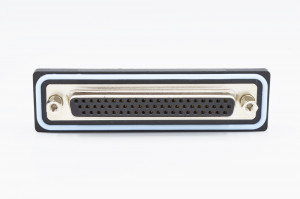 HDF-V62-213L051, D-Sub High Density Connectors 62 pin vert solder F FL 4-40 thrd brdlck