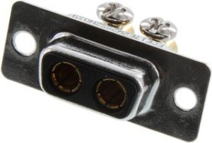 FCE17E2W2SS2N0, D SUB COMBINATION CONN, 2P, DE, RCPT