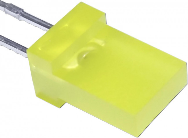 MP007958, LED, SUPER YEL, 90MCD, 590NM, 2X5.25MM