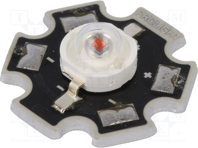 PM2E-1LAS, Power LED; STAR; amber; 130°; 350mA; 587?597nm; Pmax: 1W; 1.75?3V PM2E-1LAS, Power LED; STAR; amber; 130°; 350mA; 587?597nm; Pmax: 1W; 1.75?3V