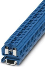 3003363, Terminal Block, Screw, 2 Poles, 400V, 17.5A, 0.14 ... 1.5mm², Blue