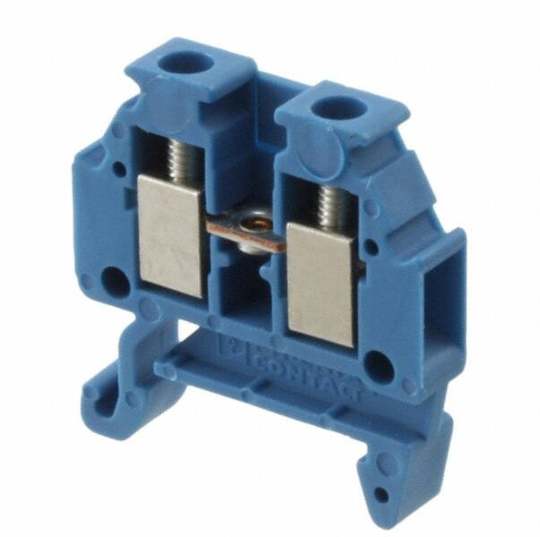 3003363, Terminal Block, Screw, 2 Poles, 400V, 17.5A, 0.14 ... 1.5mm², Blue 3003363, Terminal Block, Screw, 2 Poles, 400V, 17.5A, 0.14 ... 1.5mm², Blue
