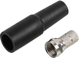 RW6-058, Разъем РЧ / Коаксиальный, F Коаксиальный, Прямой Штекер, Поворотный, CT100U, RG59U, RG6U