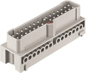 19410282601, Heavy Duty Power Connector Insert, 16A, Male, Han-Eco Series, 28 Contacts 19410282601, Heavy Duty Power Connector Insert, 16A, Male, Han-Eco Series, 28 Contacts