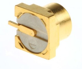 19S101-40ML5, RF Connectors / Coaxial Connectors SMP Straight Plug PCB Limited Detent