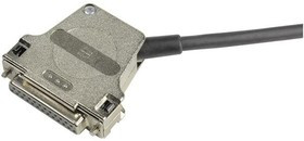 09670250335, D-Sub Backshells DSUB SIDE ENTRY MET HOOD 25POLE