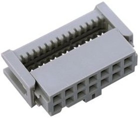 89120-0103, Connector, IDC for Ribbon, Socket, 2x10pos, 26-28AWG, Au 89120-0103, Connector, IDC for Ribbon, Socket, 2x10pos, 26-28AWG, Au