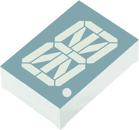 PSA12-11SURKWA, PSA12-11SURKWA 16-Segment LED Display, CA Red 63 mcd RH DP 30.5mm