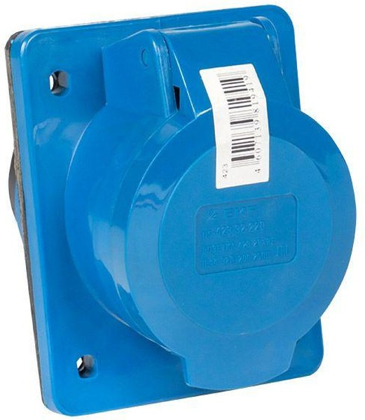 Розетка стационарная внутренняя 423 2Р+РЕ 32А 220В IP44 PROxima ps-423-32-220