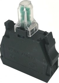 ZBV-M3.BR, зеленый ламповый блок с вынесеным светодиодом LAY4-EV3-220V