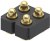 813-22-004-30-000101, Headers & Wire Housings SPRING LOADED HEADER 2R 4P VERT MNT SMT 813-22-004-30-000101, Headers & Wire Housings SPRING LOADED HEADER 2R 4P VERT MNT SMT