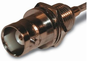 112609, RF Connectors / Coaxial Connectors BNC BLKHD JACK FRONT MNT .085 S/R 50 OHM