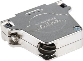 FMK3-K201 / 1731110062, FMK Series Die Cast Zinc Angled D Sub Backshell, 25 Way, Strain Relief