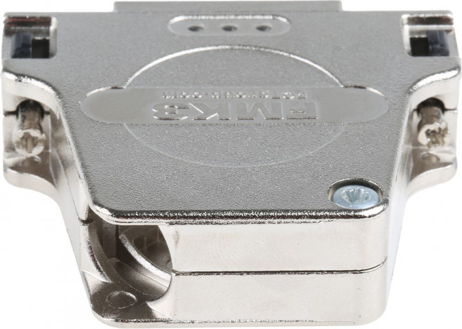 FMK3-K201 / 1731110062, FMK Series Die Cast Zinc Angled D Sub Backshell, 25 Way, Strain Relief