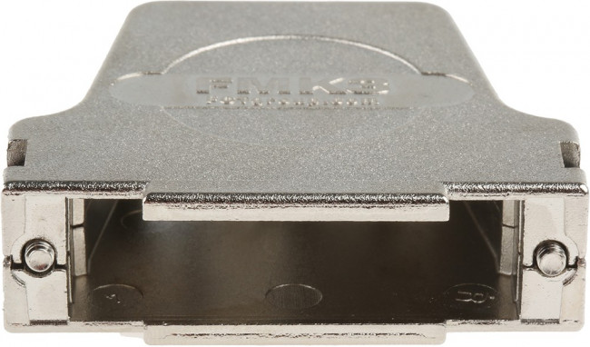 FMK3-K201 / 1731110062, FMK Series Die Cast Zinc Angled D Sub Backshell, 25 Way, Strain Relief