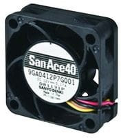 9GA0412G7001, DC Fans DC Axial Fan, 40x40x15mm, 12VDC, High Performance, Low Power, Tachometer
