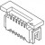 52610-0672, FFC &amp; FPC Connectors 1.0 FPC ZIF SMT Hsg Assy 6Ckt EmbsTpPkg