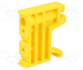 KU-1/35-YE, Держатель, ZG-G, ZUG, ZUG-G, желтый, Шир: 10мм, полиамид, TS35