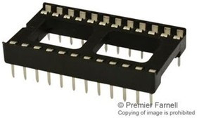 4824-6000-CP, IC &amp; Component Sockets 24P DUAL WIPE DIPSKT