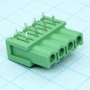 2EDGA-5.08-04P-14-00A(H), Блок клеммный соединительный 4 контакта шаг 5.08мм на плату 2EDGA-5.08-04P-14-00A(H), Блок клеммный соединительный 4 контакта шаг 5.08мм на плату