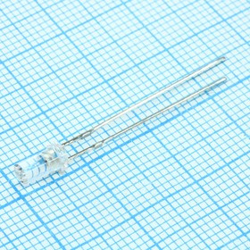 FYL-3044SURC1C, Светодиод 3мм Красный, прозрачный 300мКд 90°