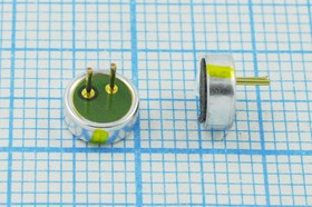 Микрофон электретный всенаправленный с повышенной чувствительностью диаметром 6мм и высотой 2.2мм, V