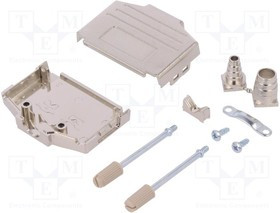 DPPK-M-25-K, Корпус для разъемов D-Sub, D-Sub HD 44pin,D-sub 25pin, UNC4-40
