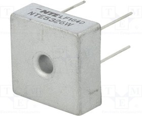 NTE5326W, Диодный мост: однофазный, Urmax: 600В, If: 25А, Ifsm: 400А, ТНТ