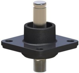 RL9100-101-F1RE, Heavy Duty Power Connectors RADLOK Feed Thru Pin 300A 10.0mm Red