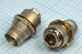 Высокочастотный разъём СР50-300ПВ, розетка приборно кабельная, сочленение резьбовое; №12729 СР50-300ПВ\приб/ каб\М18\[розетка]