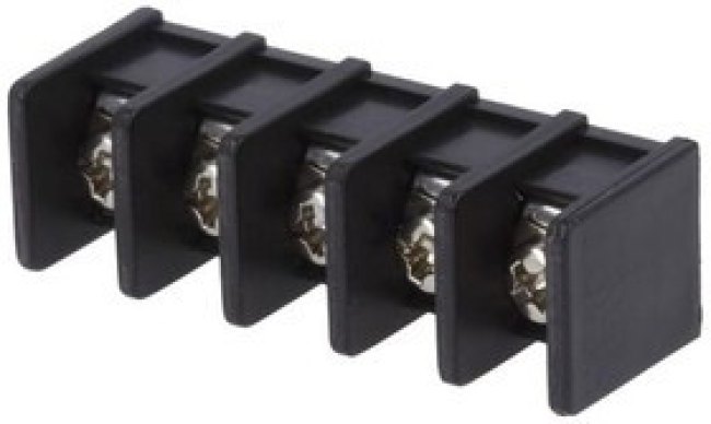 DG35C-B-05P-13-200A(H), Зажимная рейка для печатных плат, прямой, 8,25мм, на PCB, 4мм2