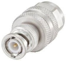 51S153-S00N5, RF Adapters - Between Series BNC Plug to Type N Plug ST Adapter