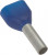 KLS8-01141-TE1510 blue (DTE02510) (CT225010), Наконечник для многожильного кабеля синий