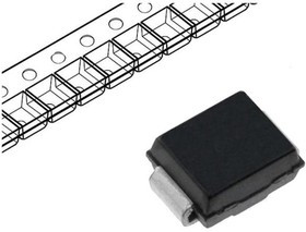 B340B-13-F, Диод Шоттки 40В 3А