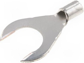 ST-098/4, Наконечник: вилка, M8, 1,5-2,5мм2, обжим, на провод, луженые, медь