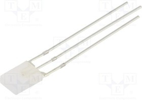 OSYGHC71C2B, LED; rectangular; 2x4.95x6.95mm; bicolour; yellow/yellow green