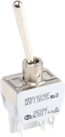 645H/2-5, Toggle Switch, Panel Mount, On-(On), DPDT, Solder Terminal