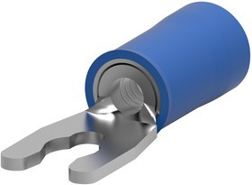 52934, Клемма типа вилка / ножевая, PIDG, 16AWG до 14AWG, 2 мм², M3, #5, Нейлон (Полиамид)